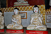 Inle Lake Myanmar. Pindaya, the famous Shwe Oo Min pagoda, a natural cave filled with thousands of gilded Buddha statues. 